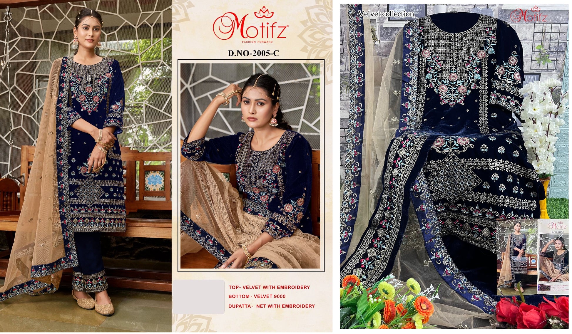 2005C Motifz Pakistani Salwar Suits