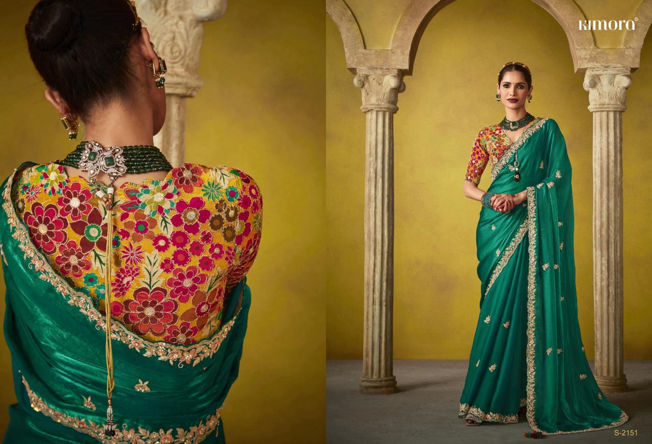 2151 Divani Kimora Embroidered Sarees