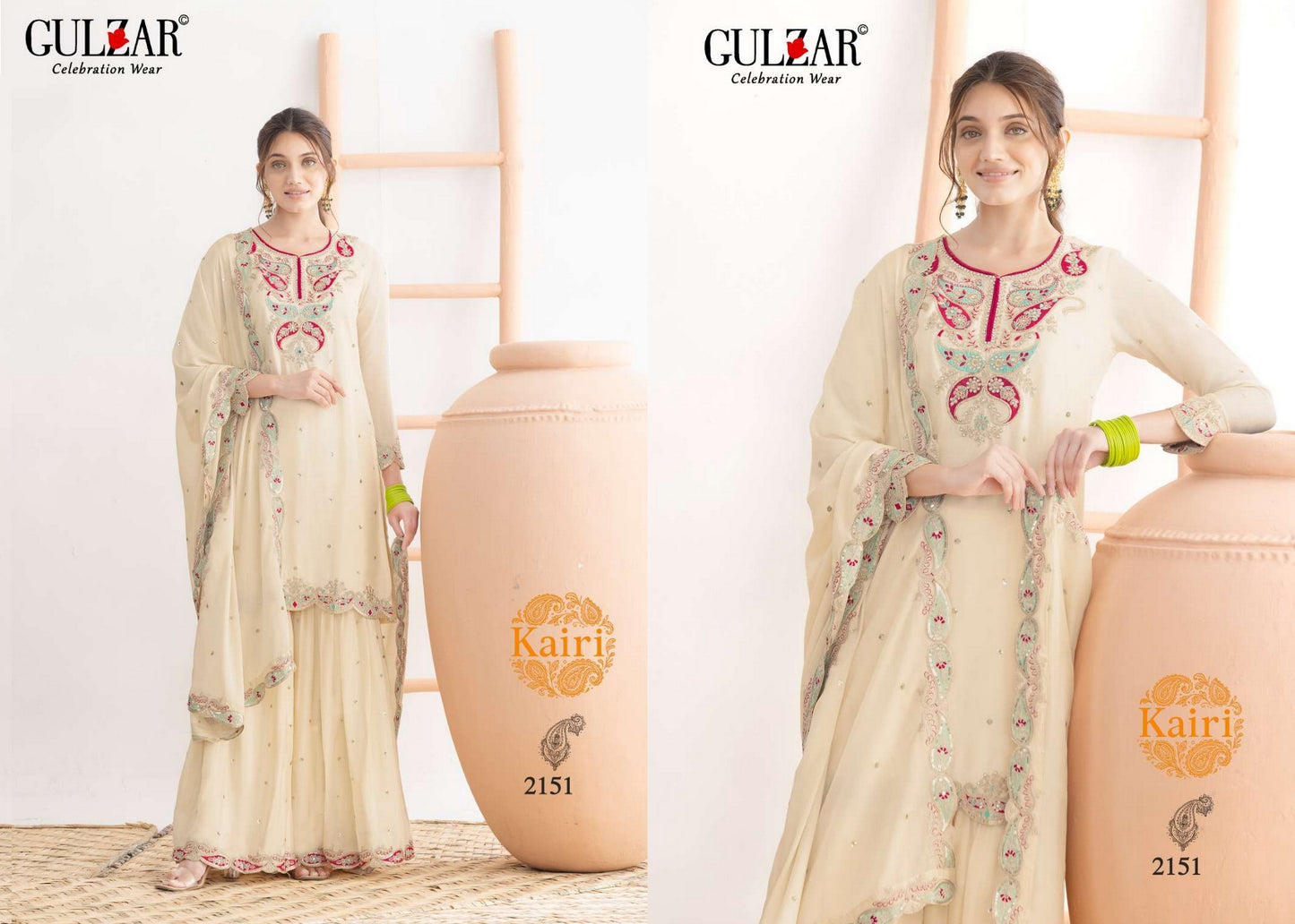 2151 Kairi Gulzar Chinon Readymade Suits