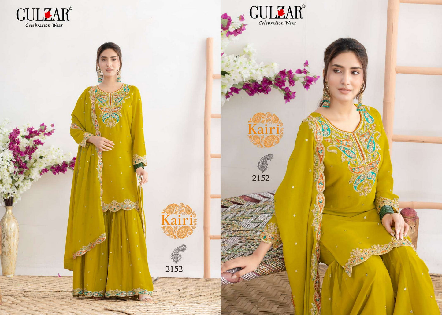 2152 Kairi Gulzar Chinon Readymade Suits