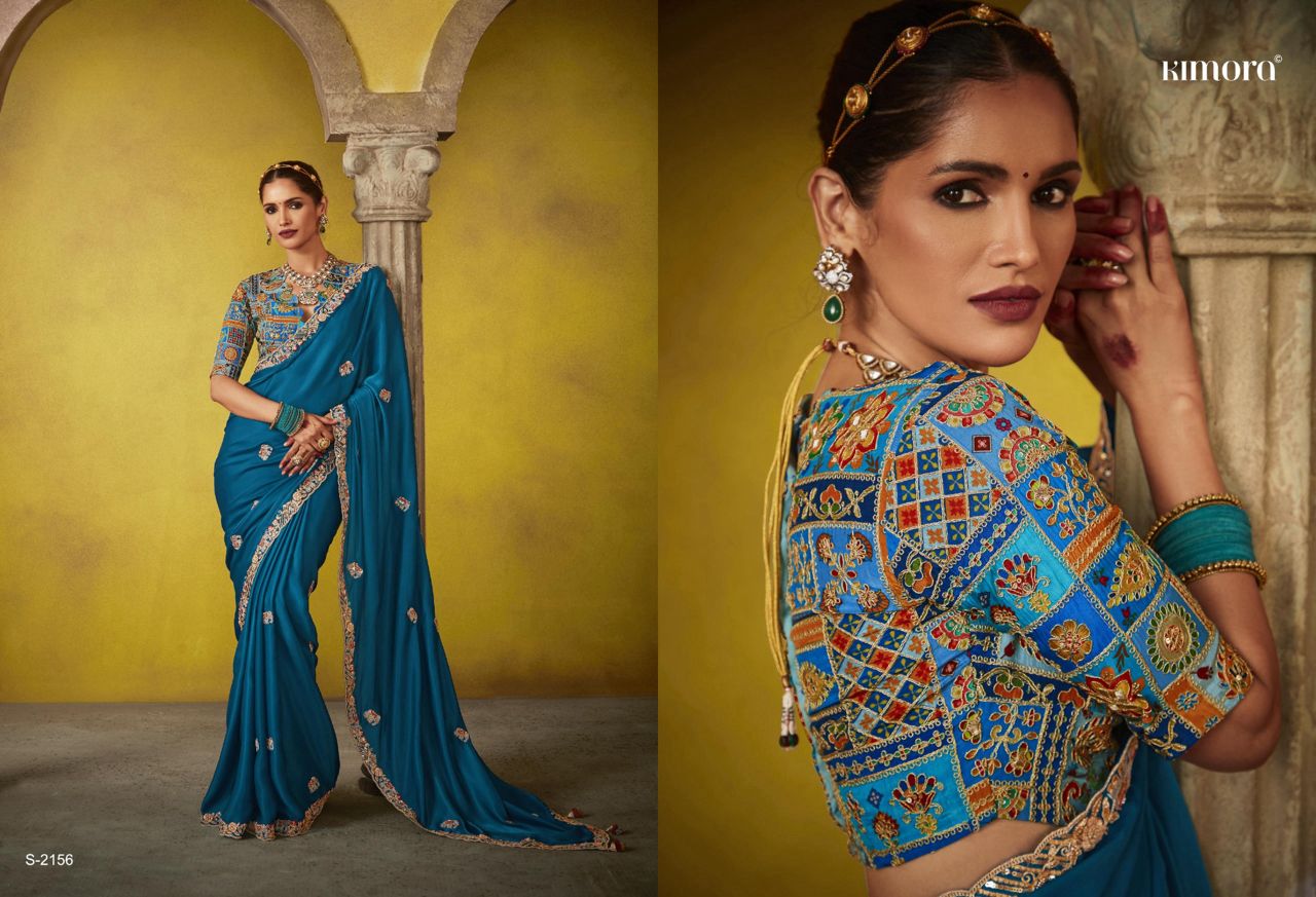 2156 Divani Kimora Embroidered Sarees