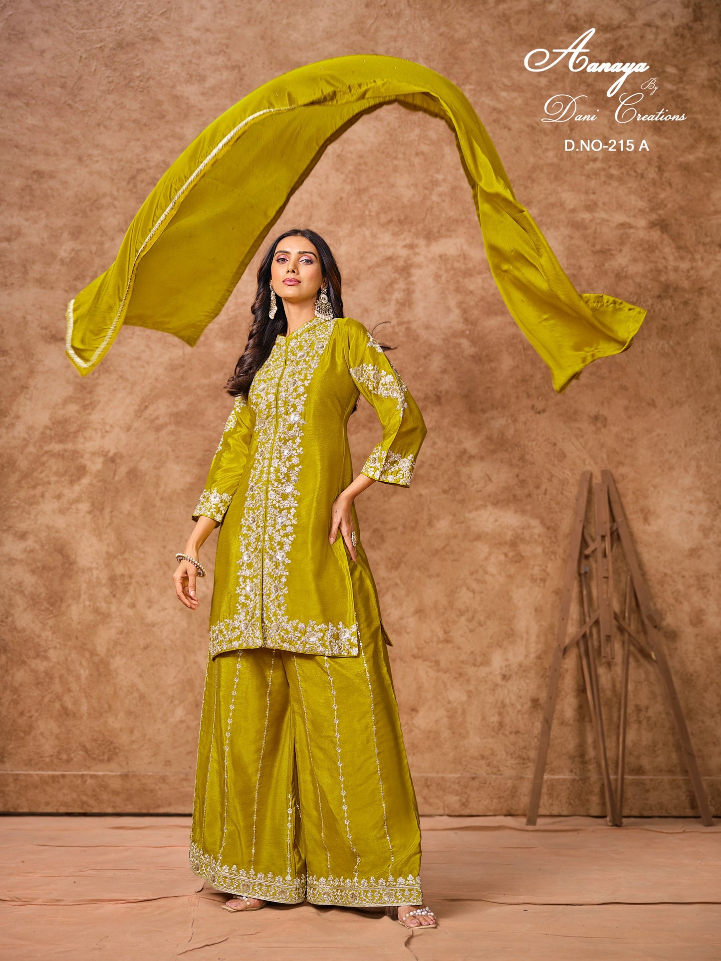 215A Aanaya Vol 215 Dani Creation Silk Unstitched Suits