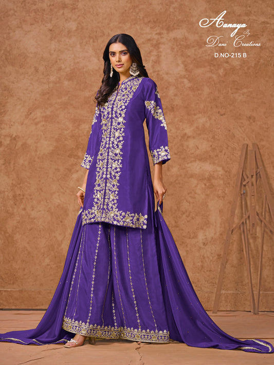 215B Aanaya Vol 215 Dani Creation Silk Unstitched Suits