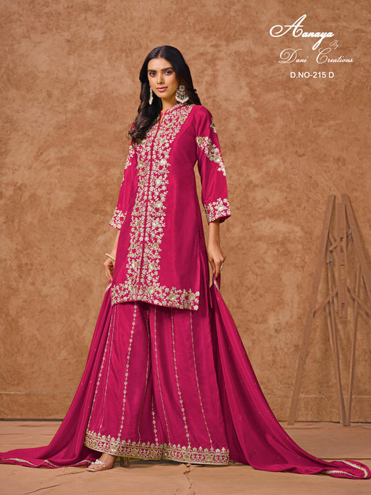 215D Aanaya Vol 215 Dani Creation Silk Unstitched Suits