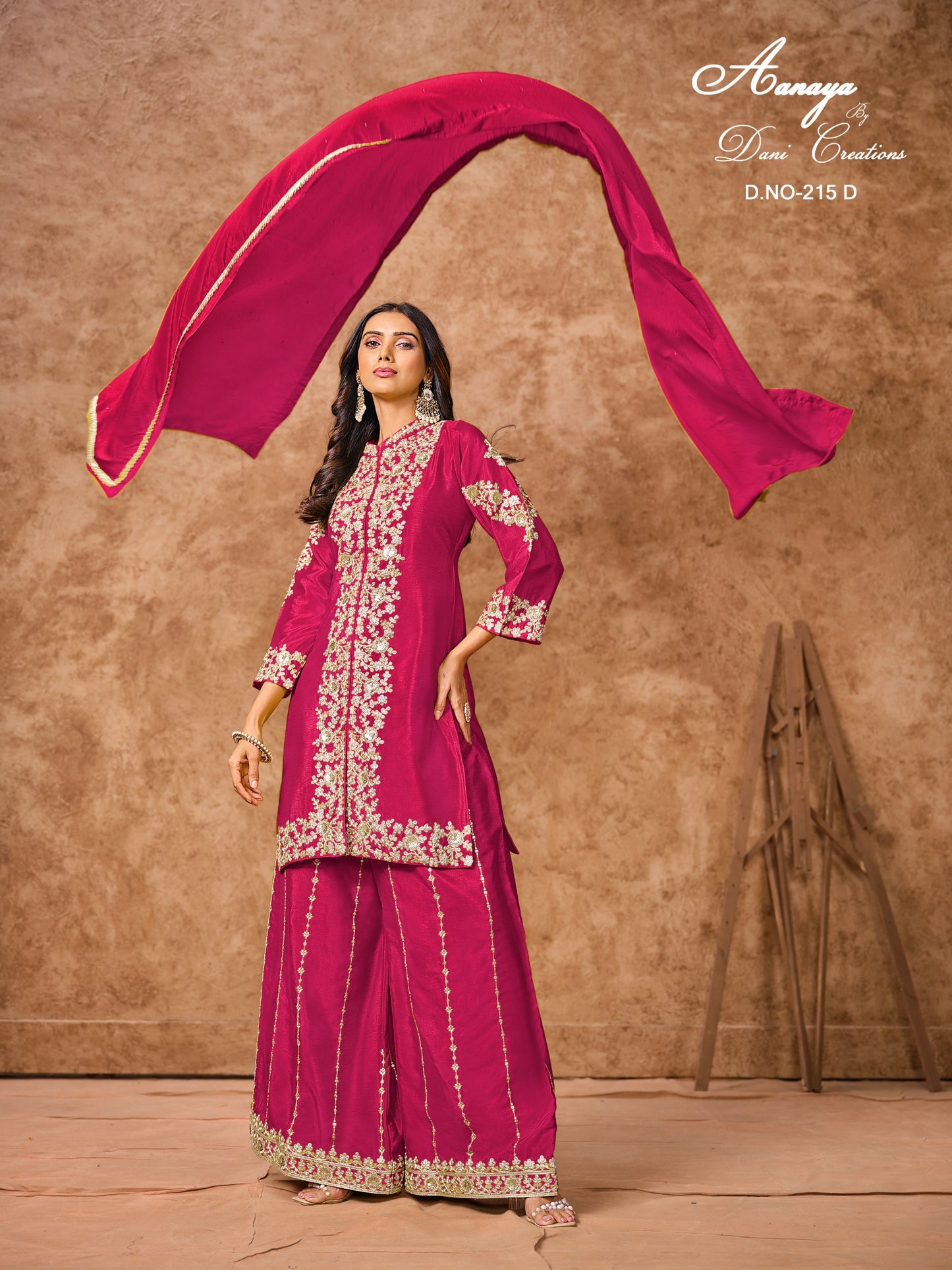 215D Aanaya Vol 215 Dani Creation Silk Unstitched Suits