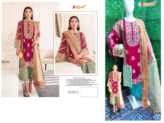 C-1233 Rosemeen Fepic Pakistani Salwar Suits