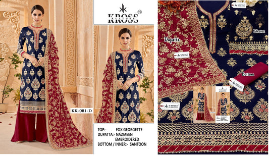 Kk-81-D Kross Kulture Pakistani Salwar Suits