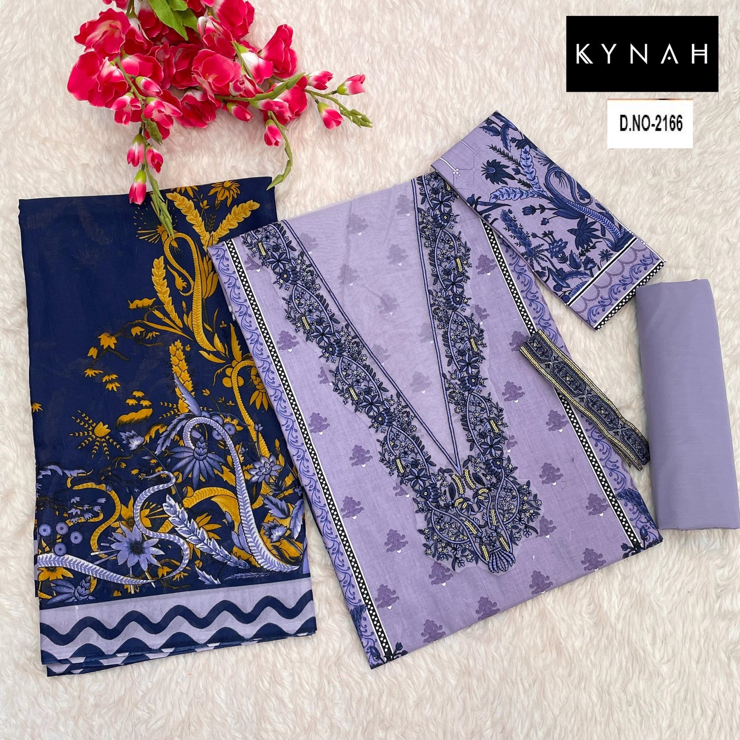2166 Kynah Print Pakistani Salwar Suits