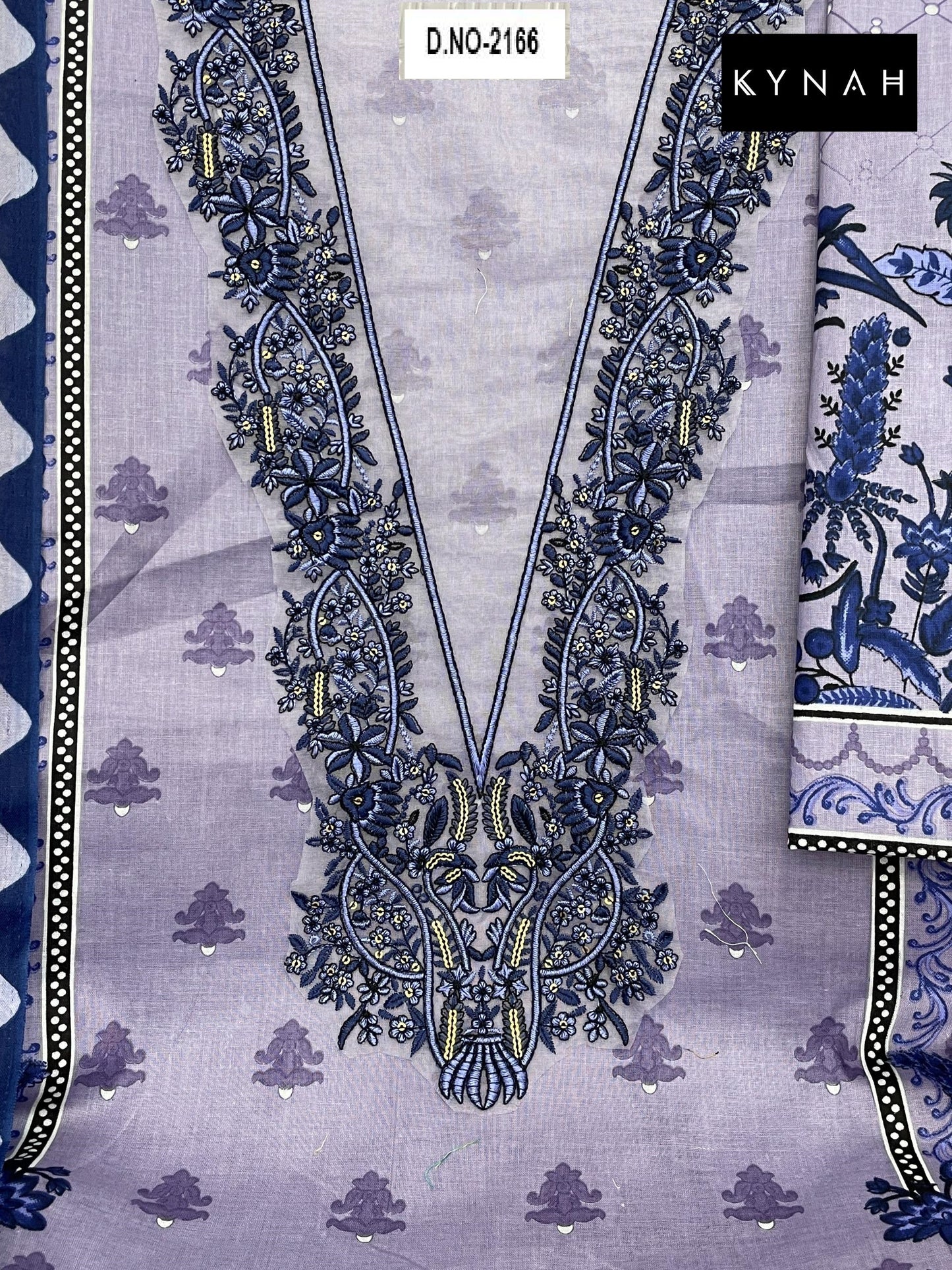 2166 Kynah Print Pakistani Salwar Suits