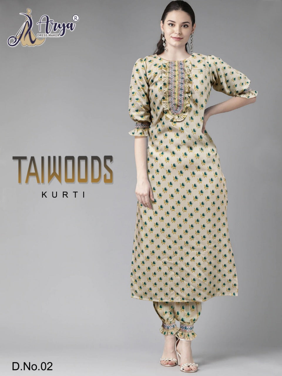 02 Taiwoods Adm Kurti Pant Set