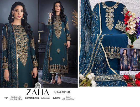 10100 Zaha Pakistani Salwar Suits