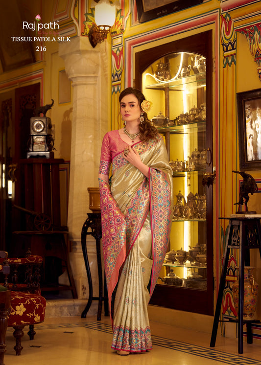 216 Rajeswari Silk Rajpath Patola Sarees