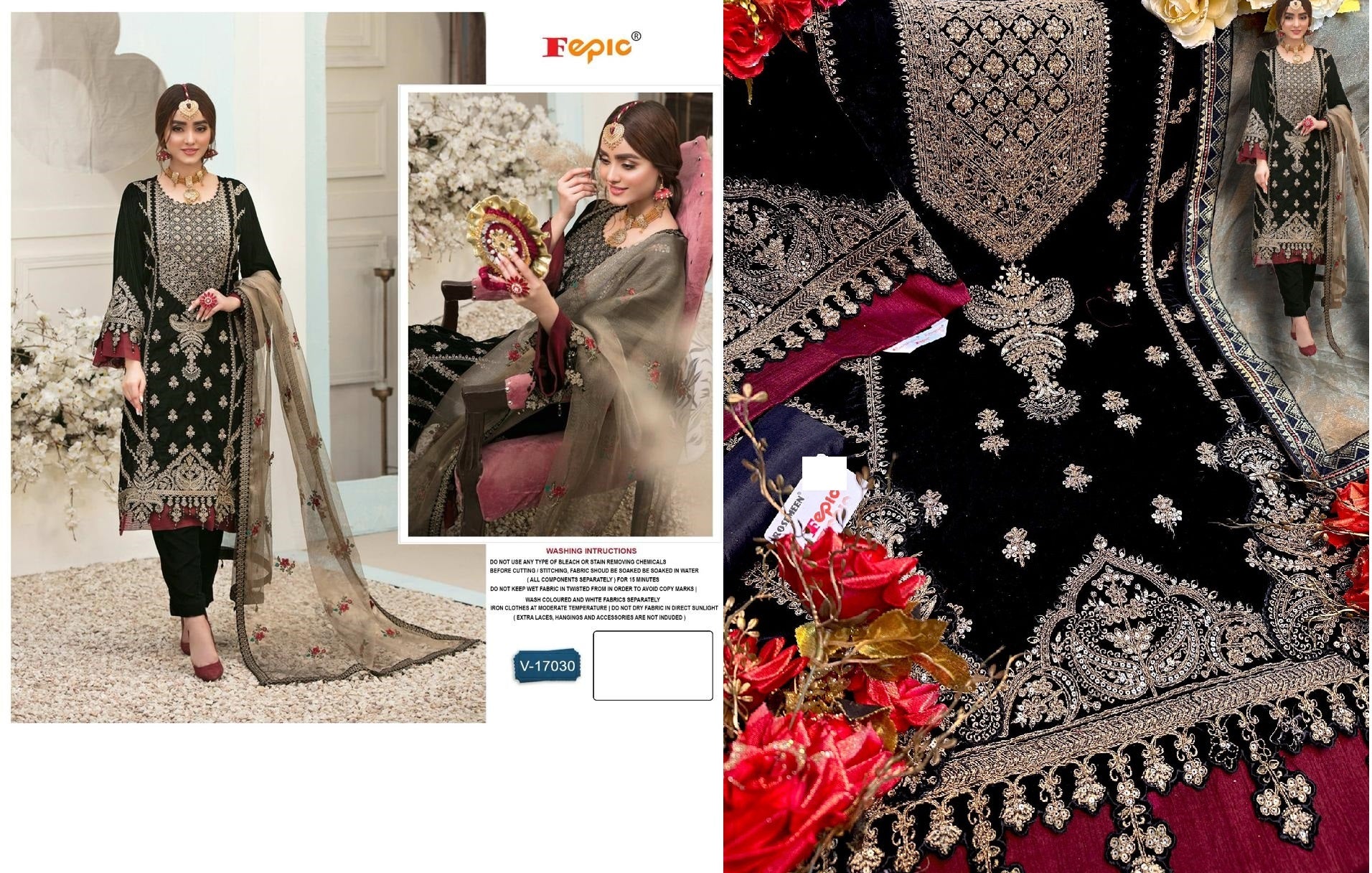 V-17030 Fepic Pakistani Salwar Suits