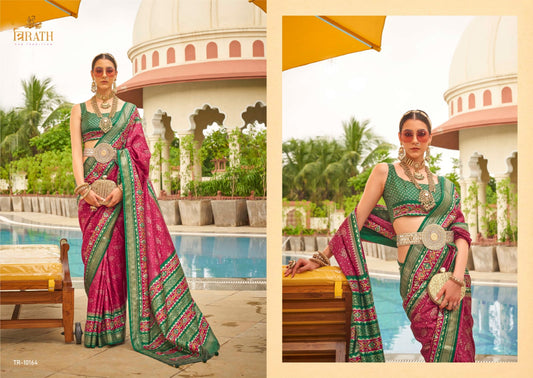 10164 Rasam Patola Trirath Sarees