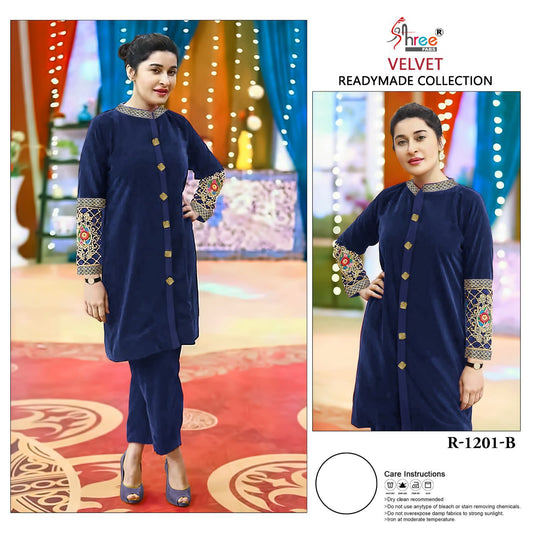 1201B Shree Fabs Top Bottom Set