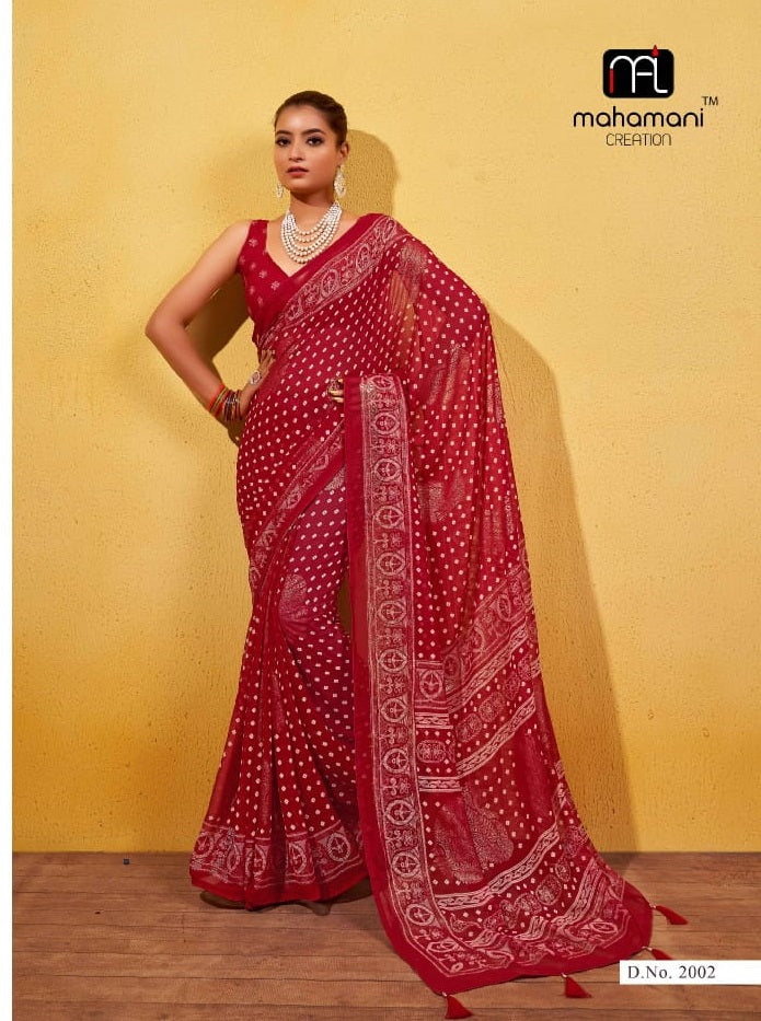 2002 Ankita Vol 2 Mahamani Creation Sarees