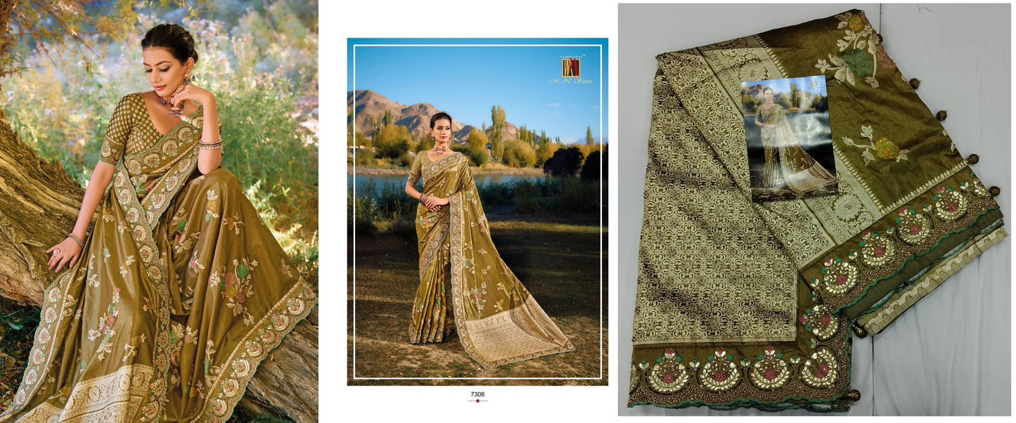 7306 Kacchi Mn Sarees