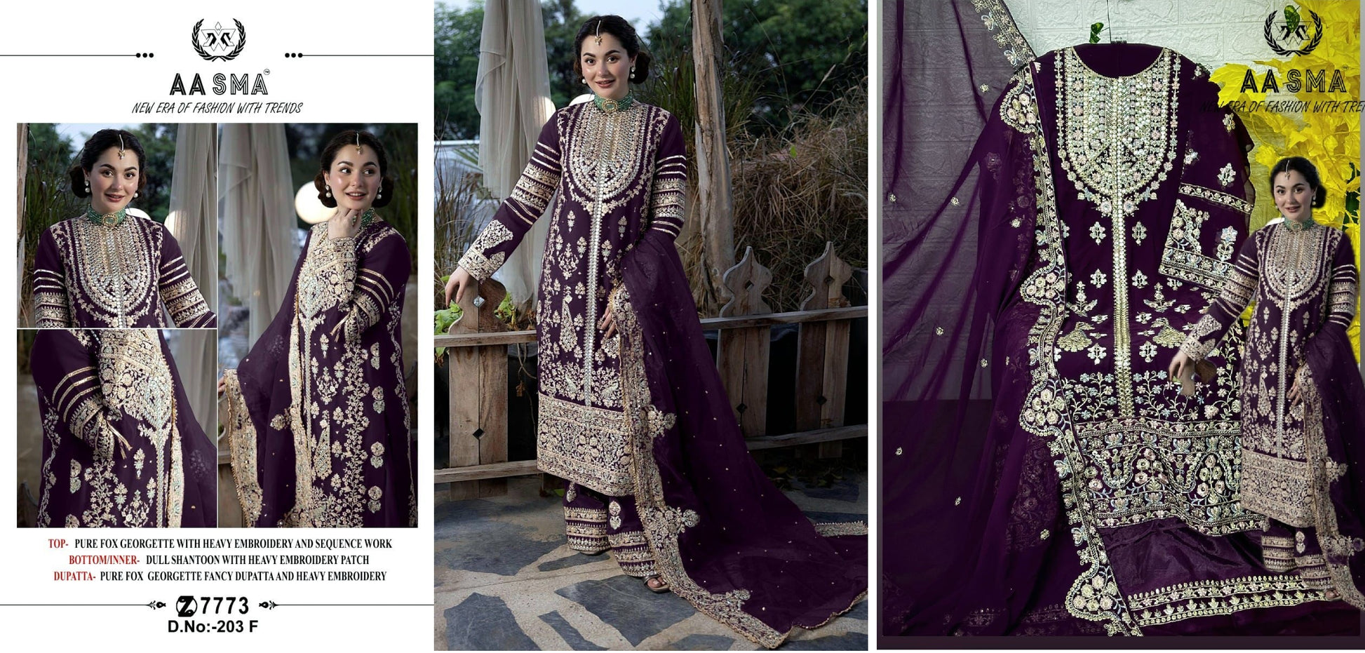 203F Aasma Pakistani Salwar Suits