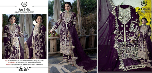 203F Aasma Pakistani Salwar Suits