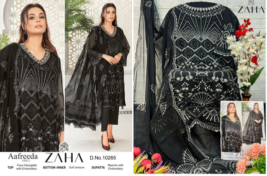 10265 Zaha Pakistani Salwar Suits