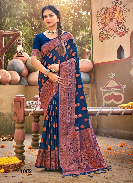 1002 Amrit Varsha Bunawat Sarees