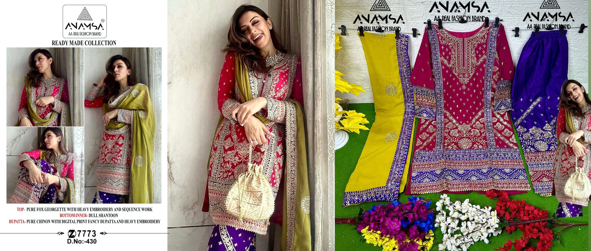 430 Anamsa Pakistani Salwar Suits