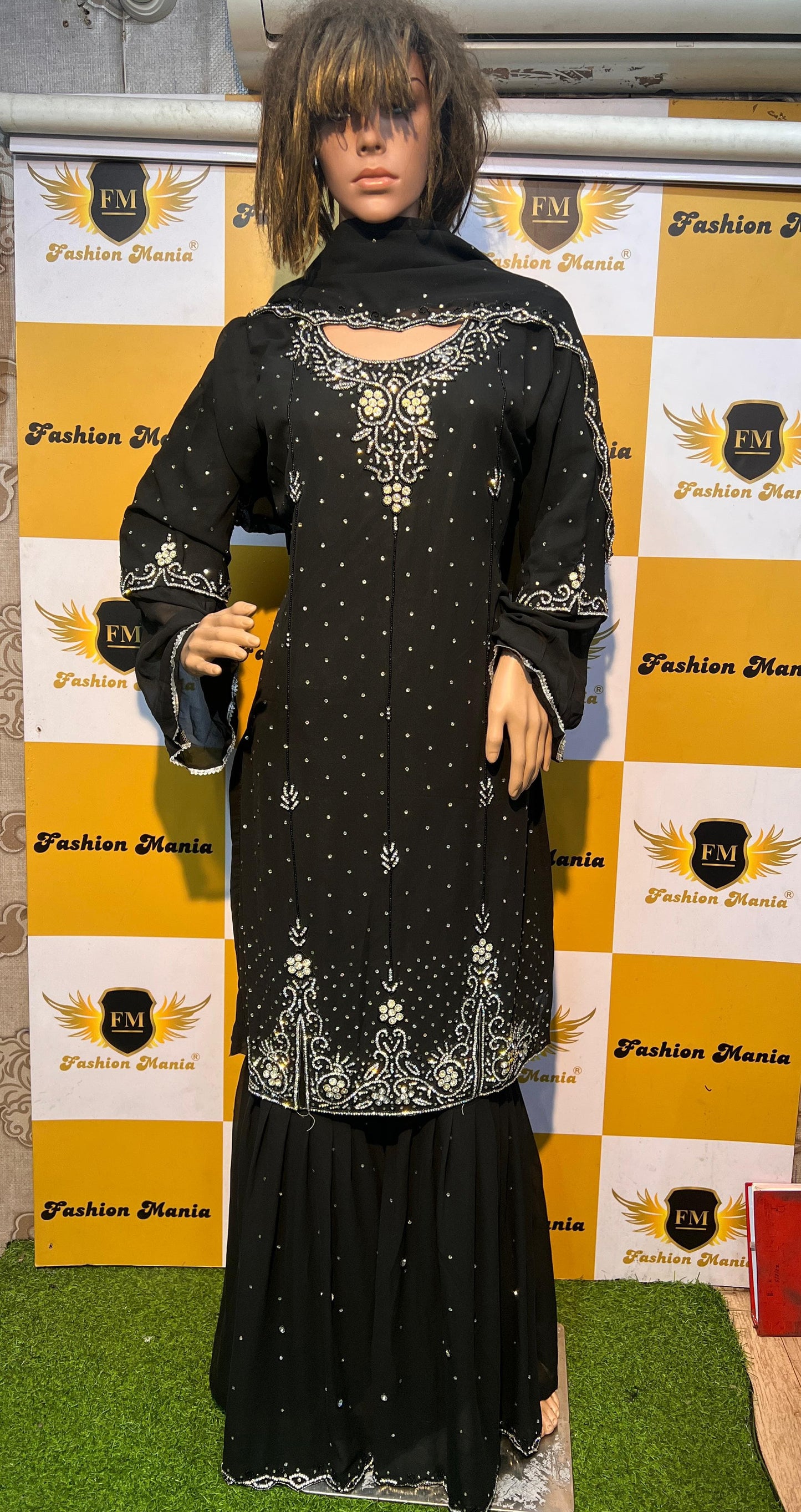 Black 220424 Safa Creation Pakistani Readymade Suits