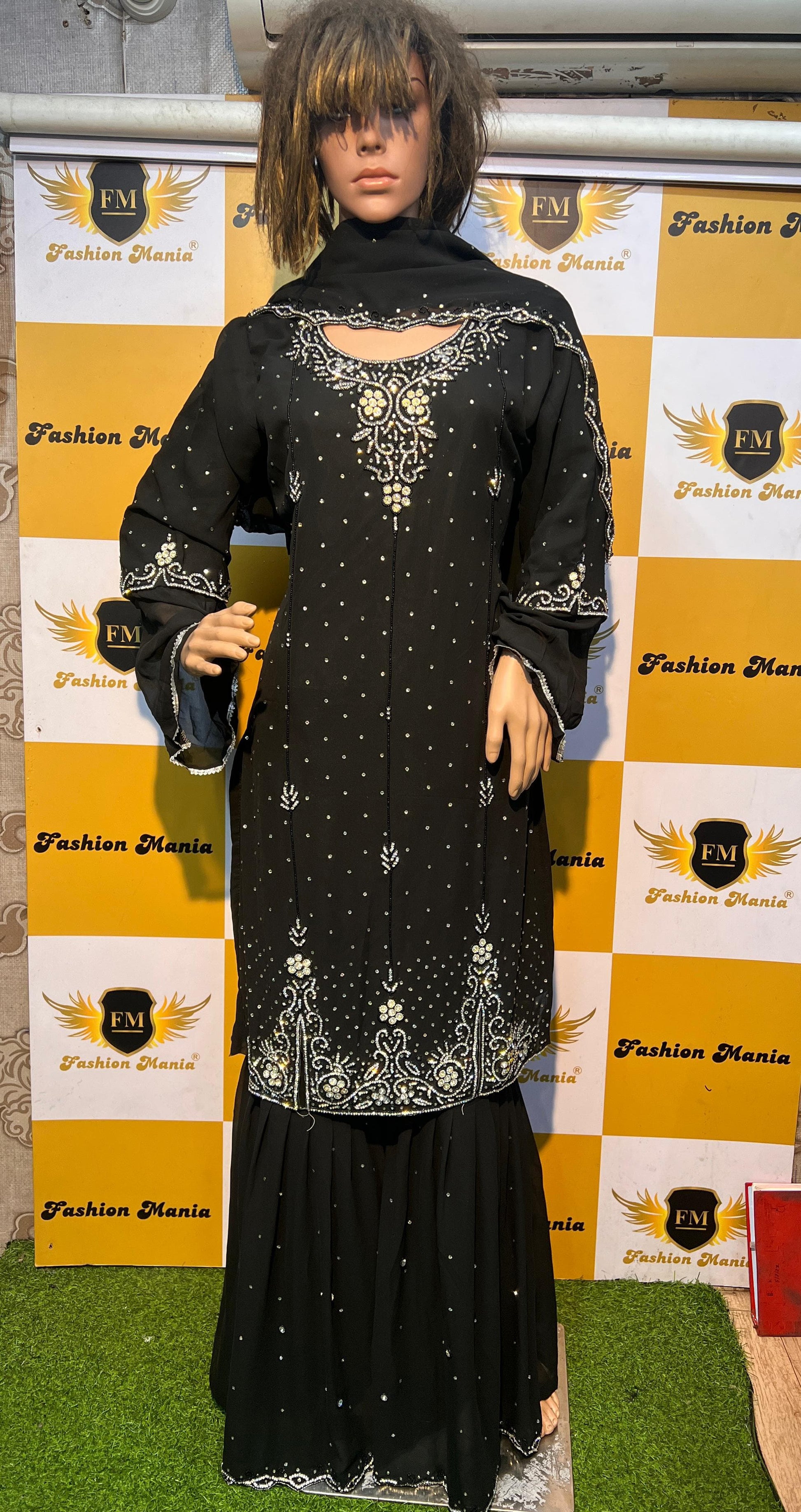 Black 220424 Safa Creation Pakistani Readymade Suits