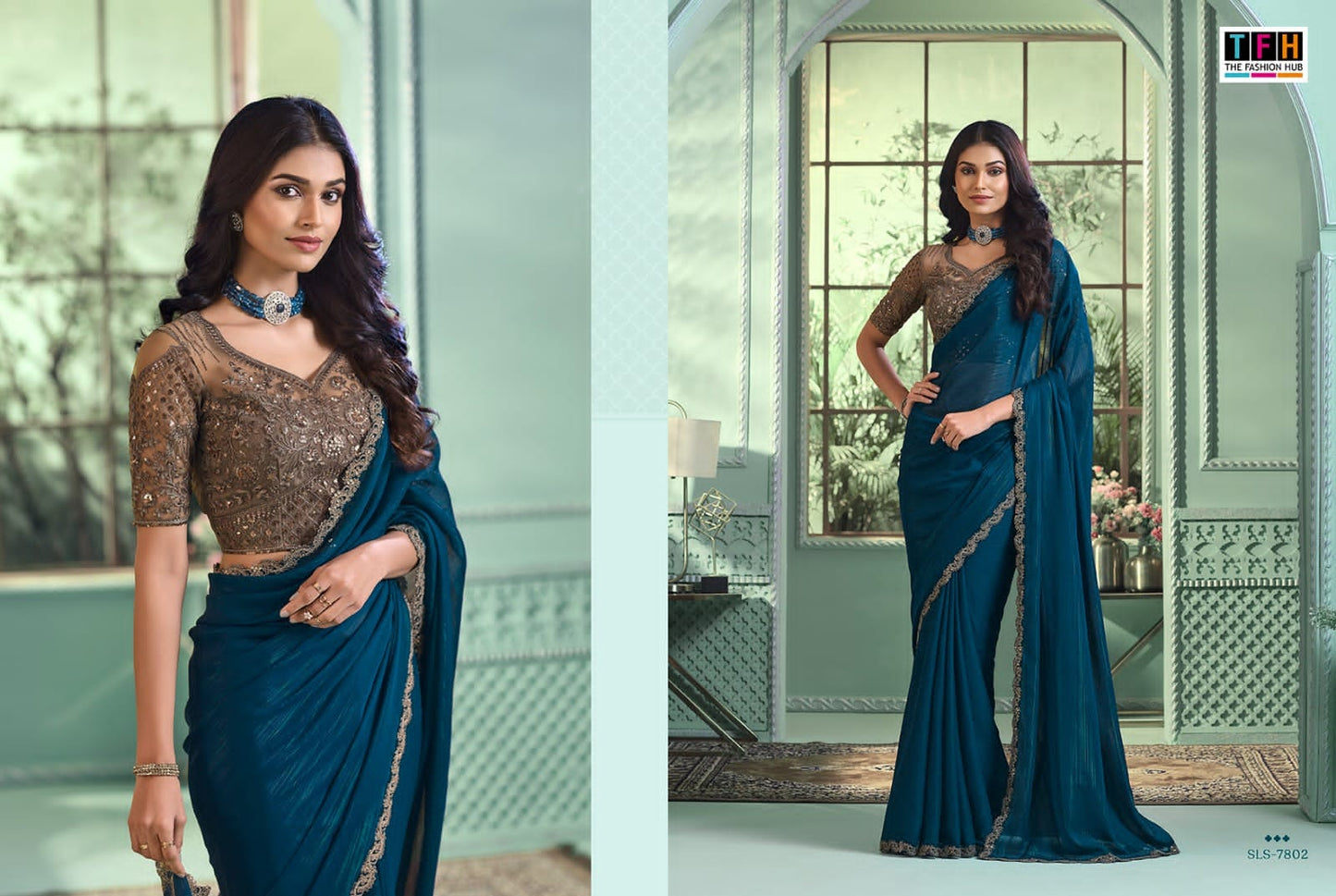 7802 Salsa Style Vol 3 Tfh Sarees