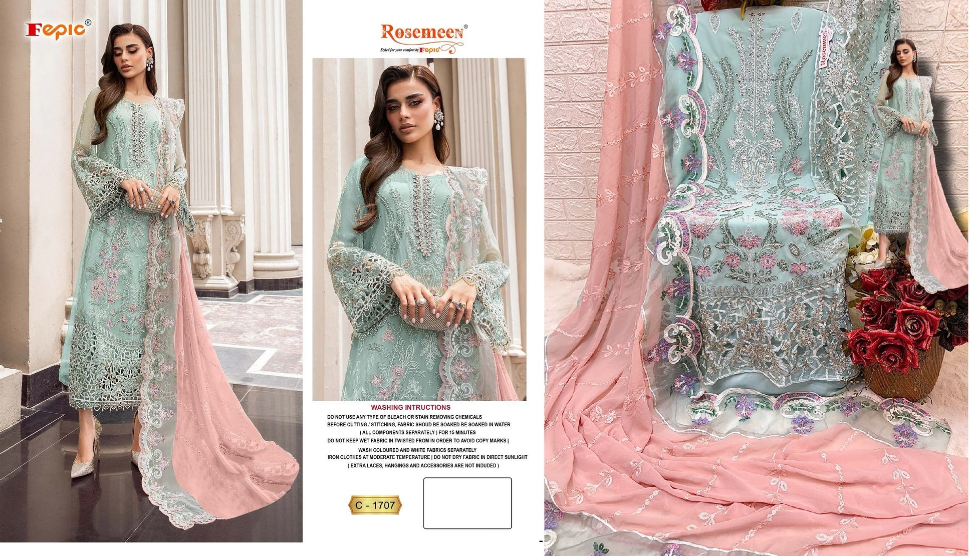 1707 Fepic Pakistani Salwar Suits