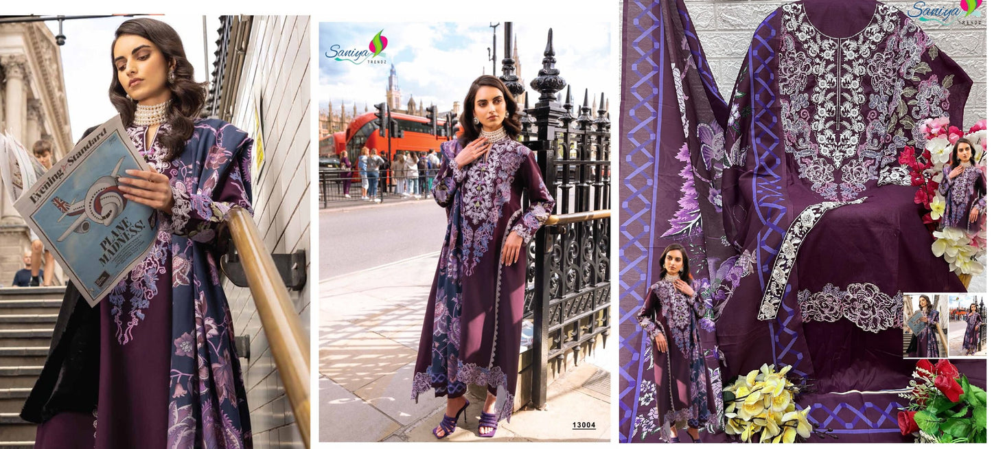 13004 Vol 13 Saniya Trendz Pakistani Salwar Suits