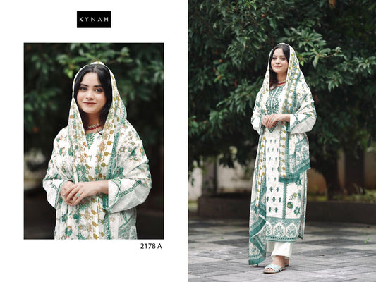 2178 A Kynah Embroidery Pakistani Salwar Suits