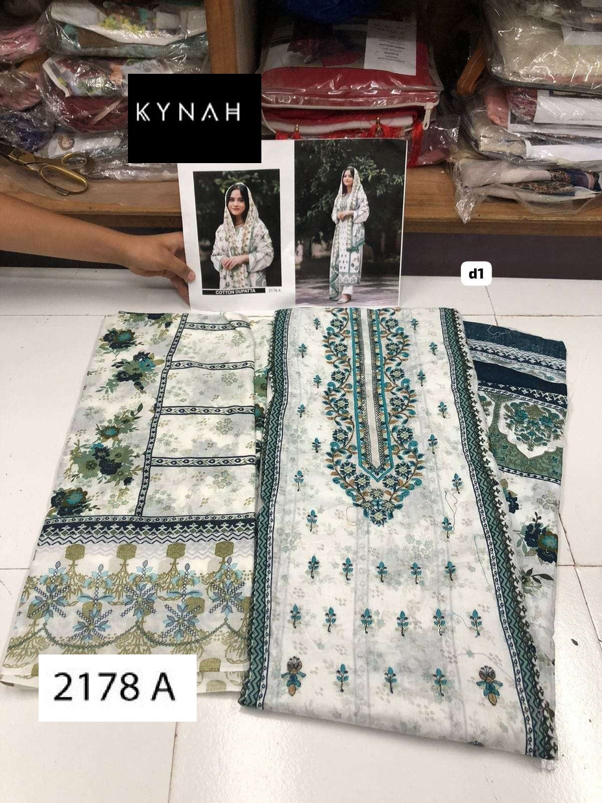 2178 A Kynah Embroidery Pakistani Salwar Suits