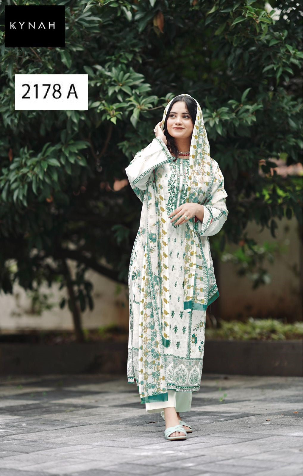 2178 A Kynah Embroidery Pakistani Salwar Suits