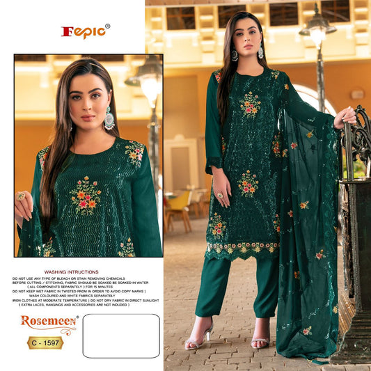 C-1597 Rosemeen Fepic Pakistani Salwar Suits