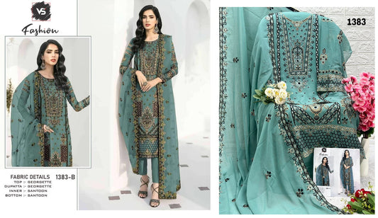 1383- B Vs Fashion Pakistani Salwar Suits
