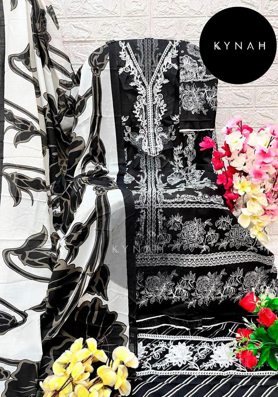 2196A Kynah Lawn Pakistani Patch Suits