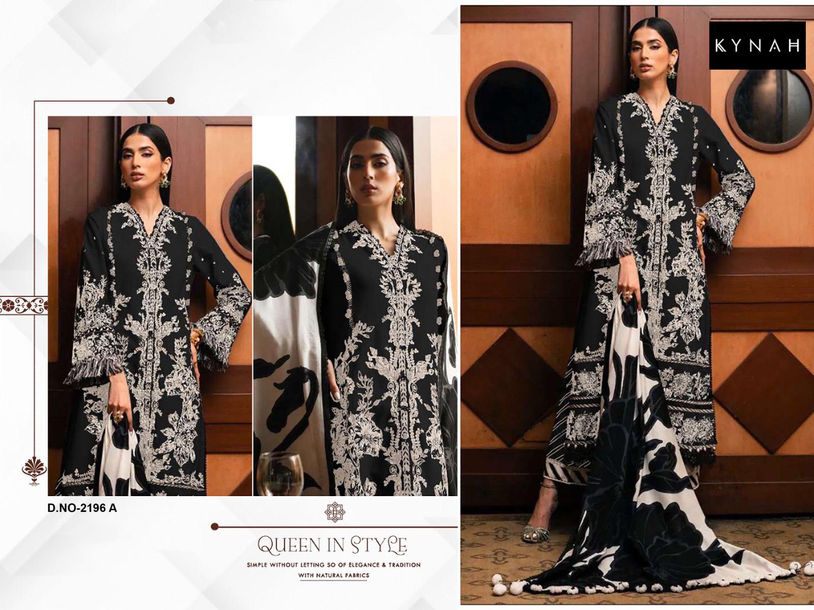 2196A Kynah Lawn Pakistani Patch Suits