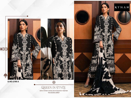 2196A Kynah Lawn Pakistani Patch Suits