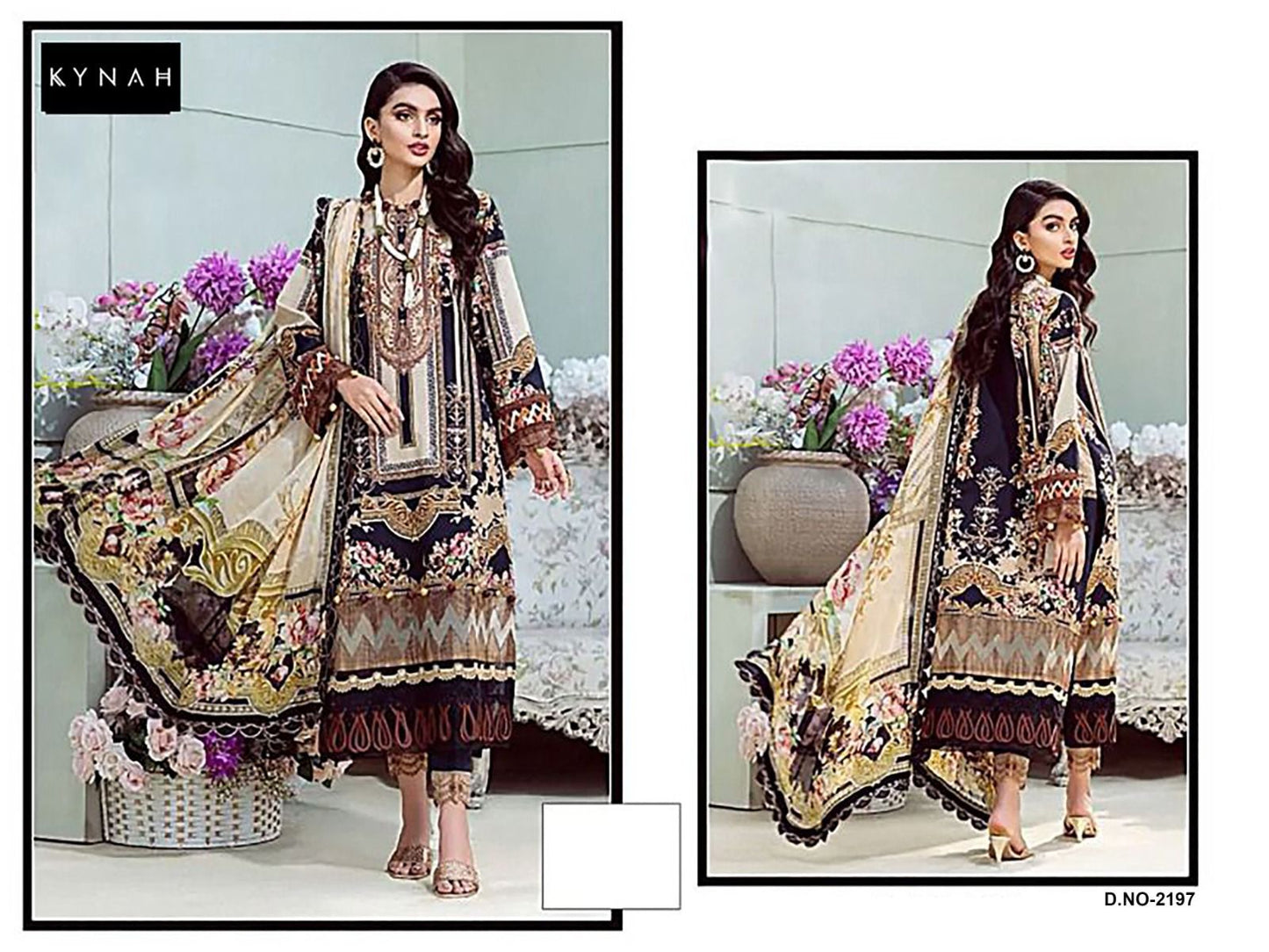 2197 Kynah Pakistani Patch Suits