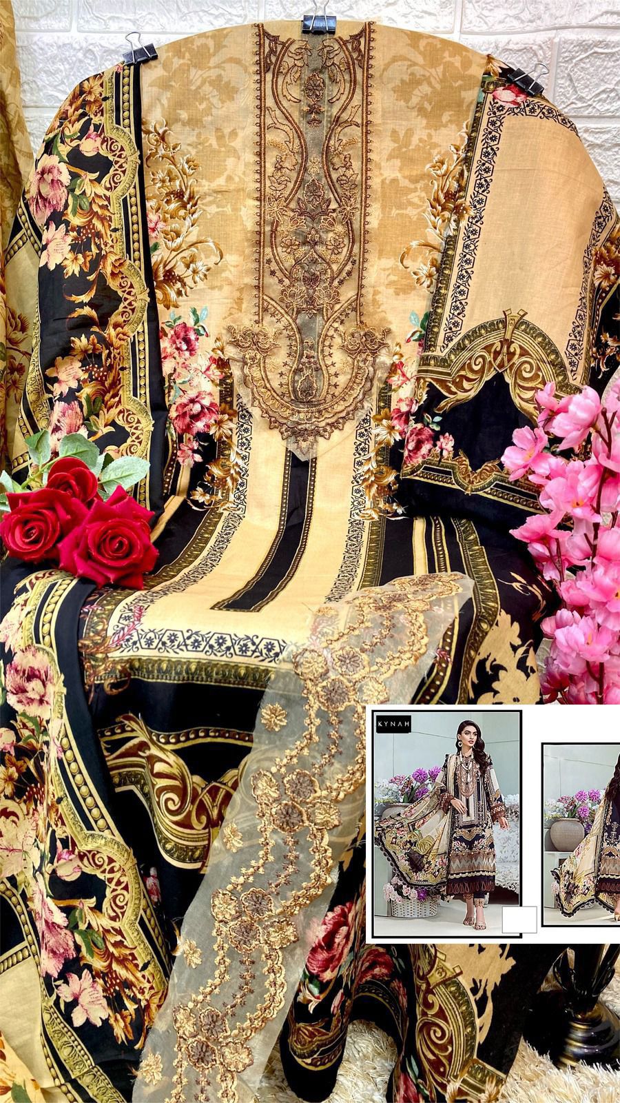 2197 Kynah Pakistani Patch Suits
