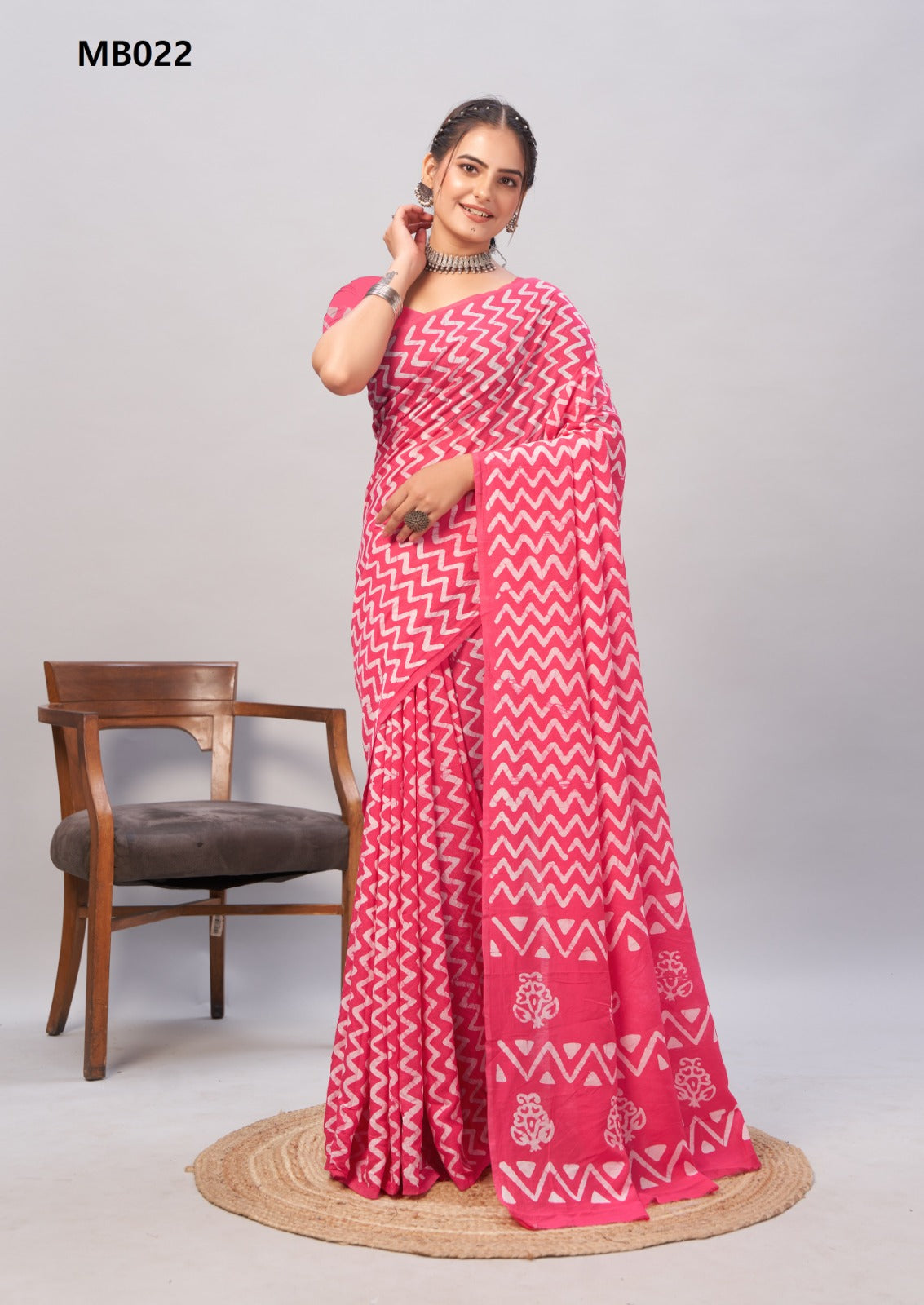 Mb005 To Mb024 Batik Mira Bela Print Sarees