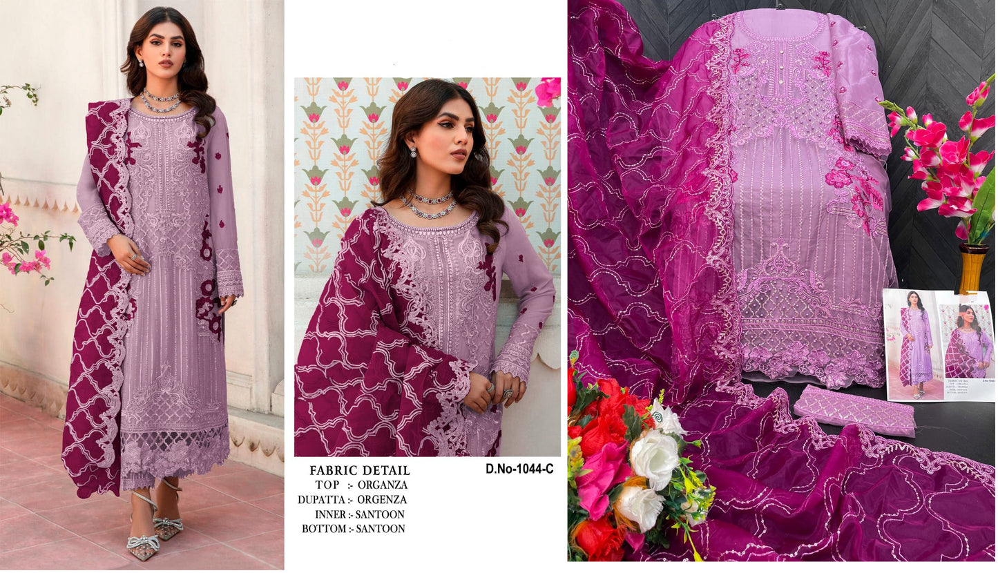1044C Safa Creation Pakistani Salwar Suits