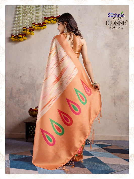 22029 Dionne Vol 6 Sethnic Jhallar Sarees