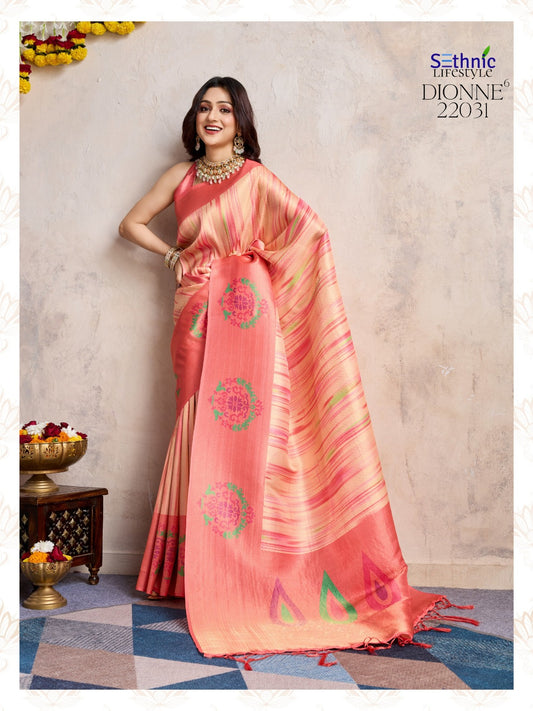 22031 Dionne Vol 6 Sethnic Jhallar Sarees