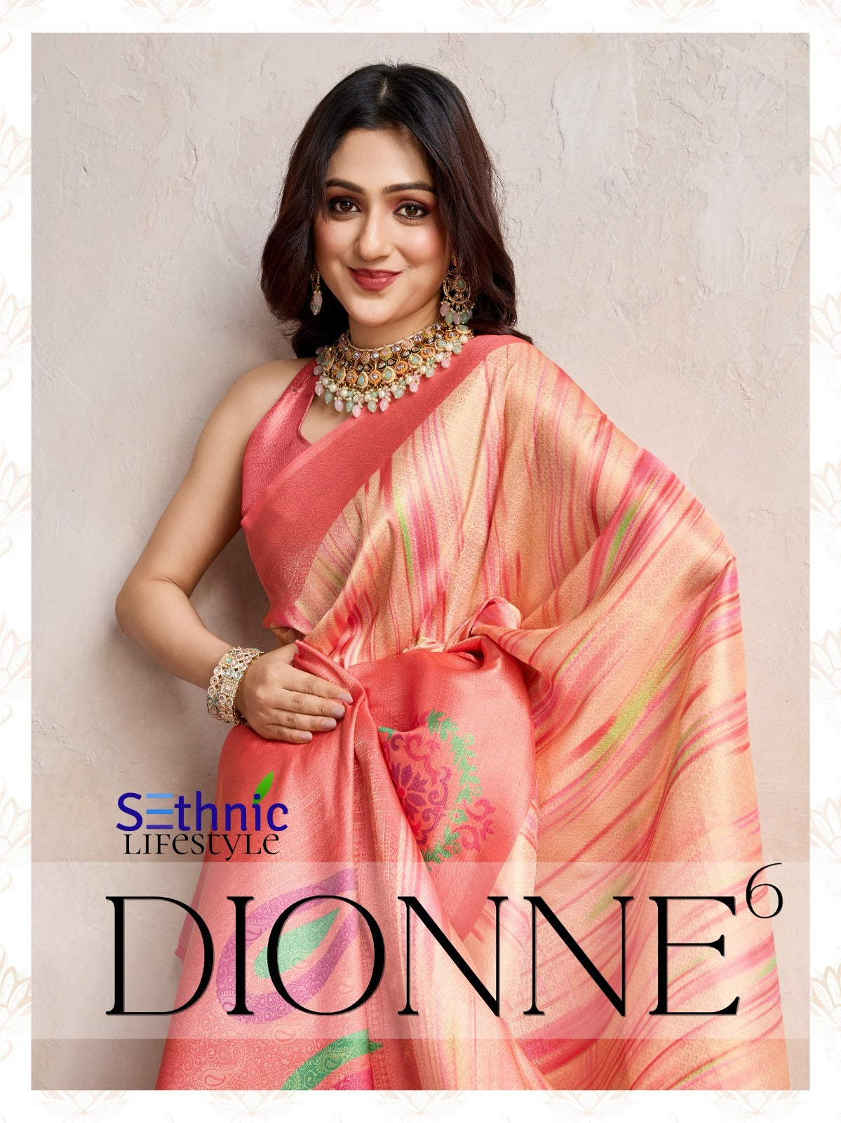 22031 Dionne Vol 6 Sethnic Jhallar Sarees