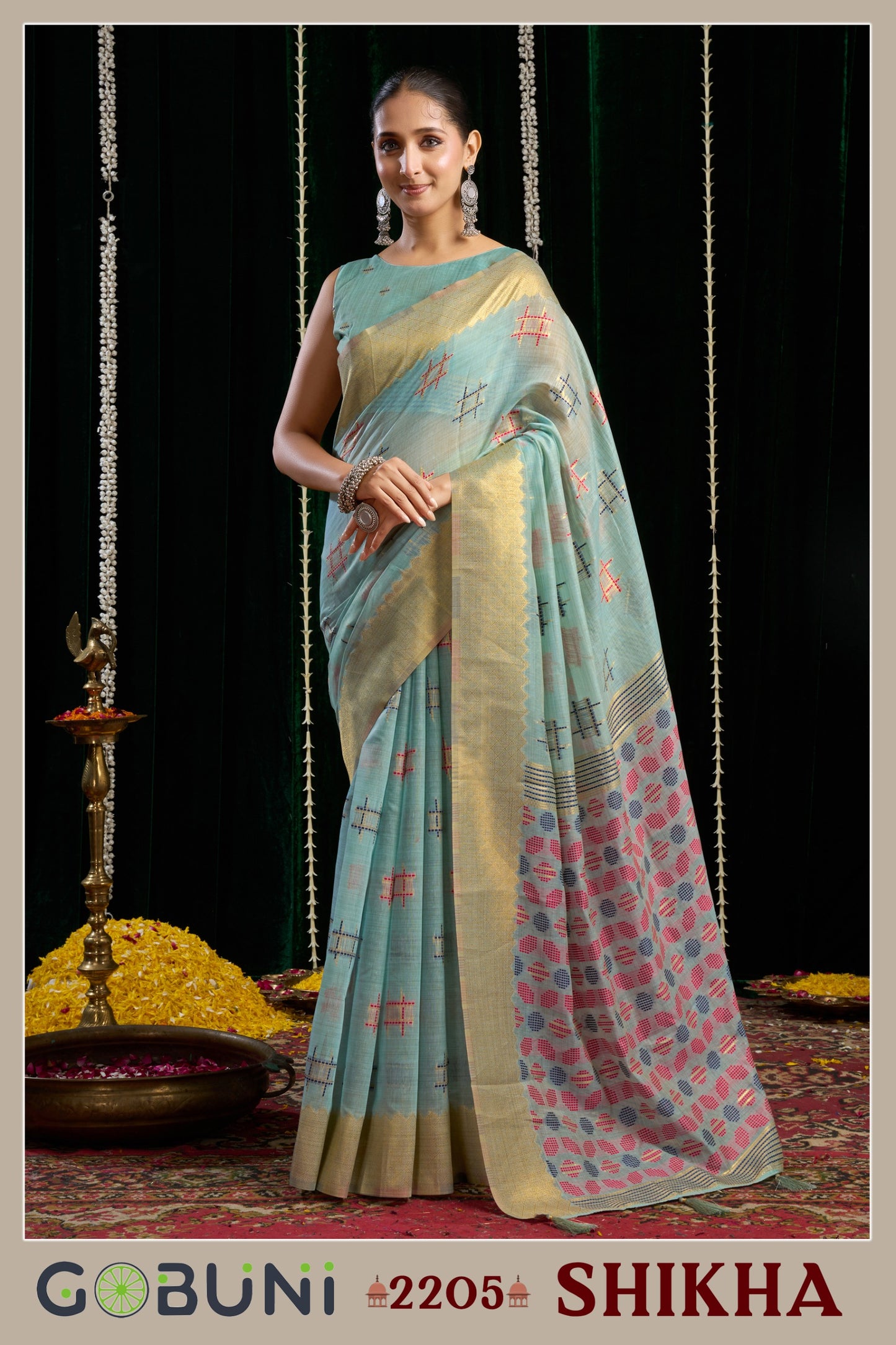 2205 Shikha Gobuni Soft Cotton Sarees