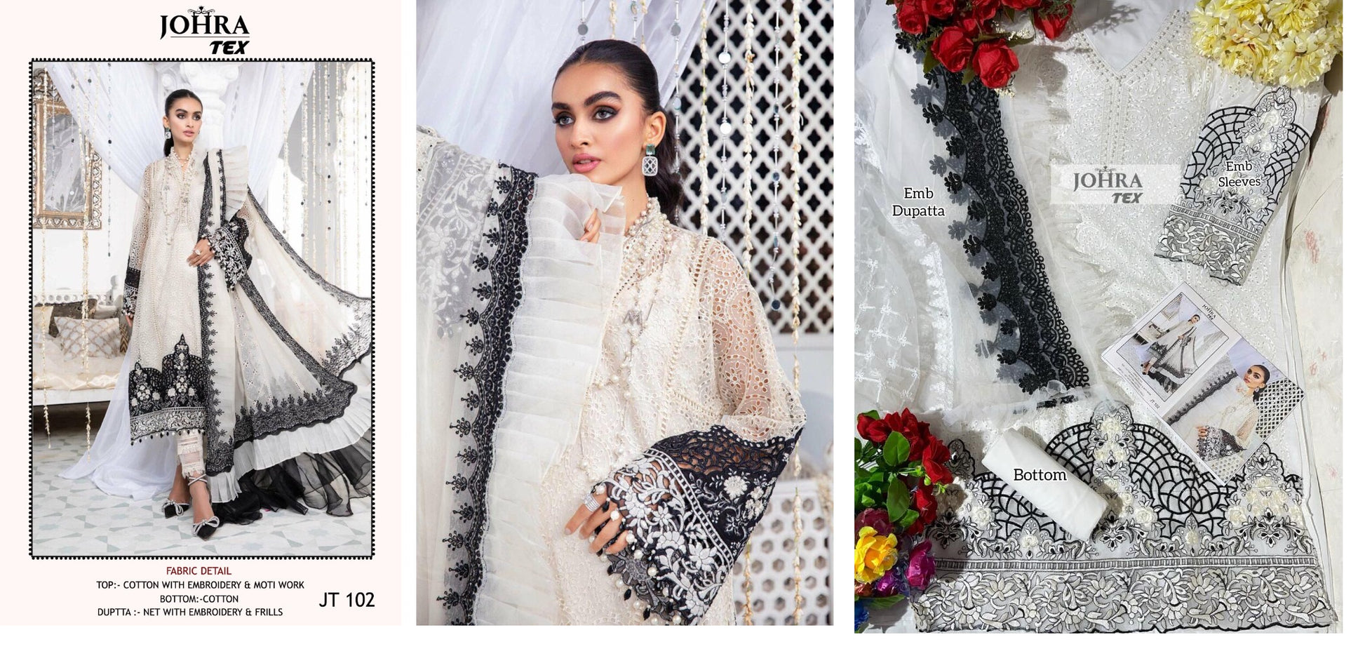 Jt-102 Johra Tex Pakistani Salwar Suits