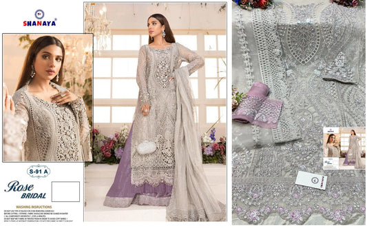 S-91A Rose Bridal Shanaya Fashion Pakistani Salwar Suits