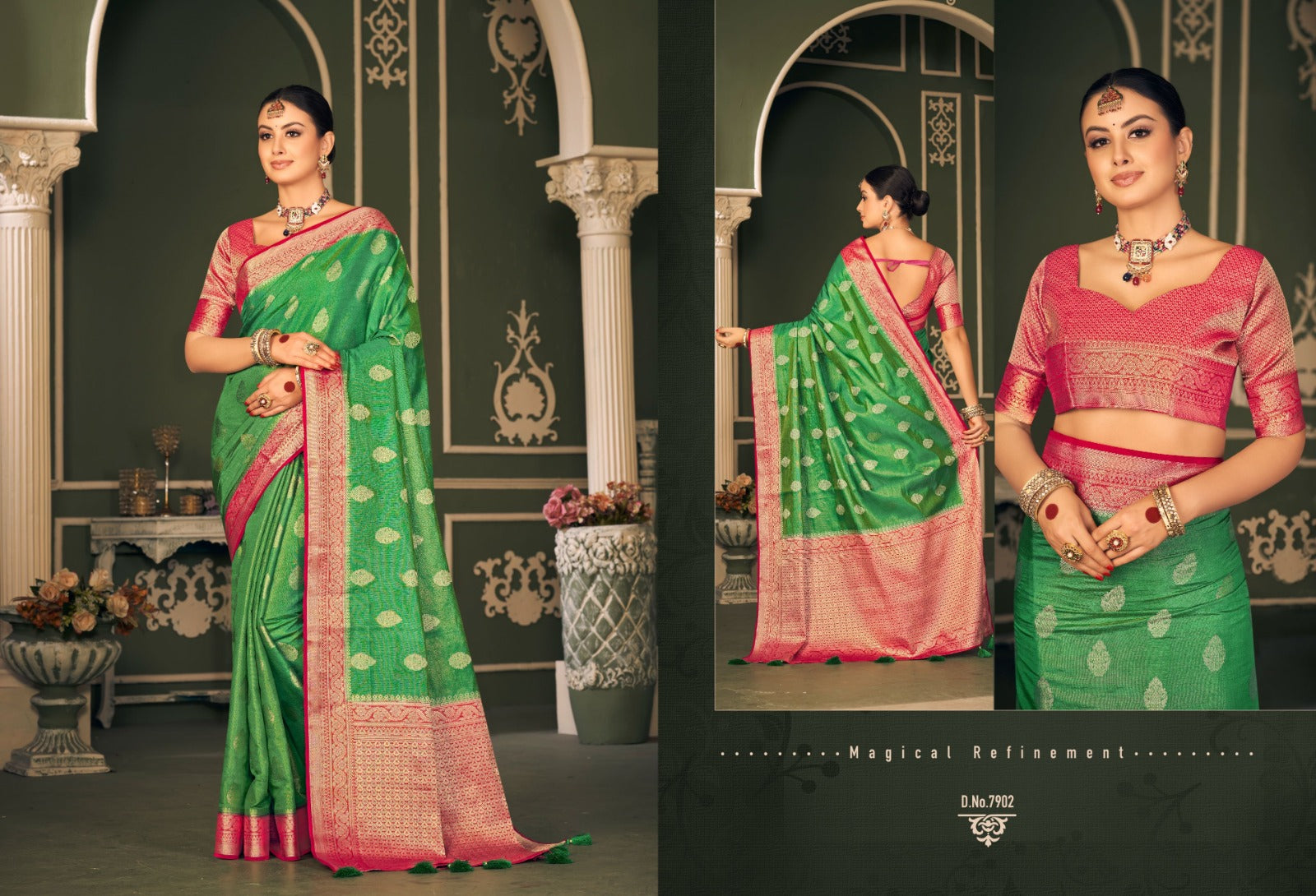 7902 Trisha Royal Pankh Sarees
